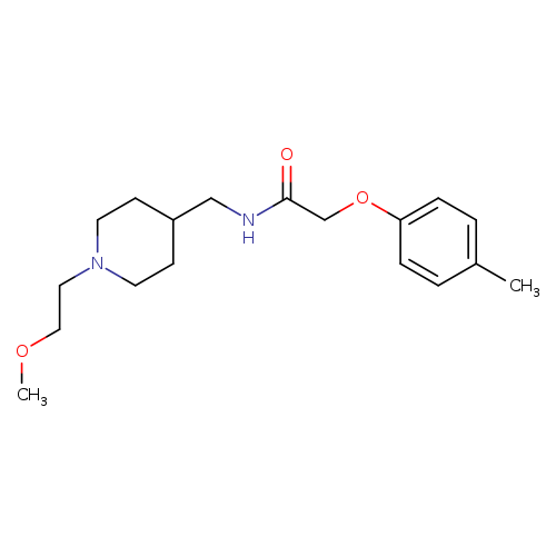 N-{[1-(2-methoxyethyl)piperidin-4-yl]methyl}-2-(4-methylphenoxy)acetamide