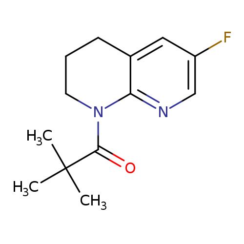 1-(6-Fluoro-3,4-dihydro-1,8-naphthyridin-1(2h)-yl)-2,2-dimethylpropan-1-one