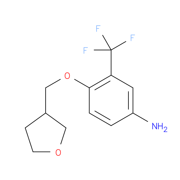 4-(oxolan-3-ylmethoxy)-3-(trifluoromethyl)aniline