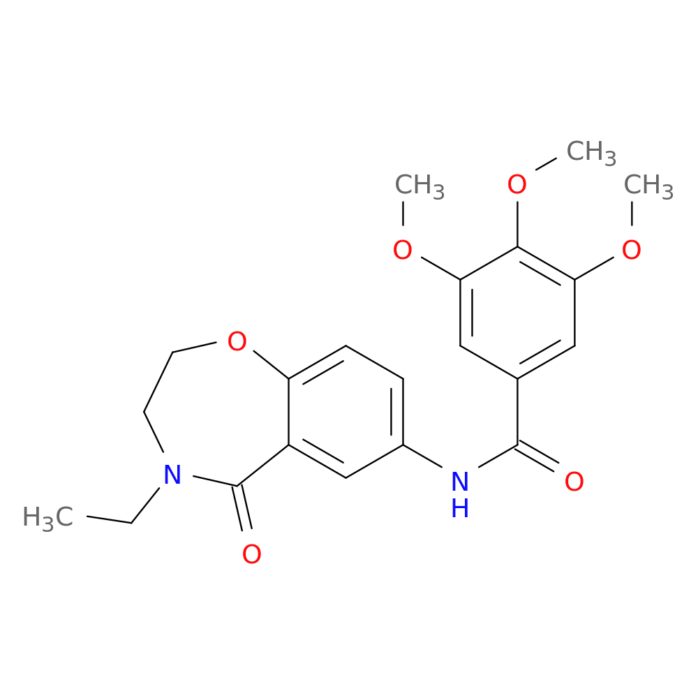 N-(4-ethyl-5-oxo-2,3,4,5-tetrahydro-1,4-benzoxazepin-7-yl)-3,4,5-trimethoxybenzamide