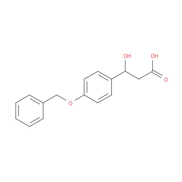 3-[4-(benzyloxy)phenyl]-3-hydroxypropanoic acid