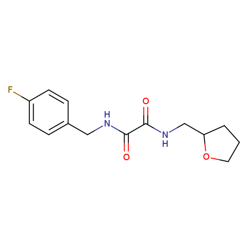 N'-[(4-fluorophenyl)methyl]-N-[(oxolan-2-yl)methyl]ethanediamide