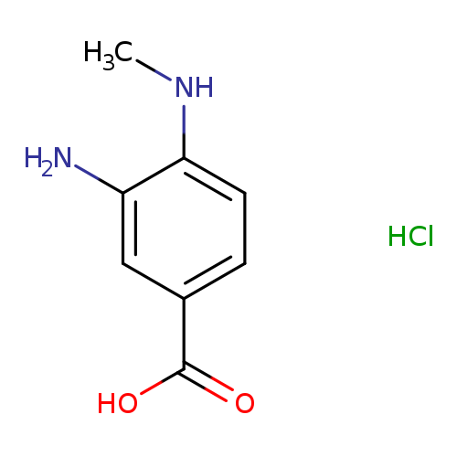 3-amino-4-(methylamino)benzoic acid hydrochloride