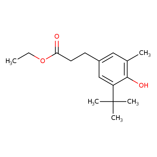 ethyl (3-(3-tert-butyl)-4-hydroxy-5-methylphenyl)propanoate