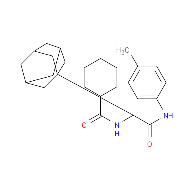 2-(adamantan-1-yl)-2-(cyclohexylformamido)-N-(4-methylphenyl)acetamide
