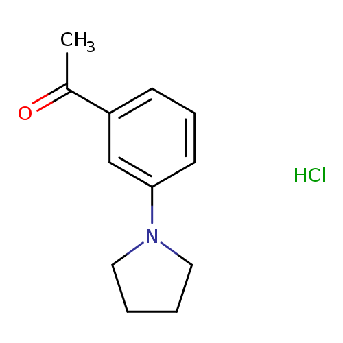 1-[3-(1-Pyrrolidinyl)phenyl]ethanone hydrochloride