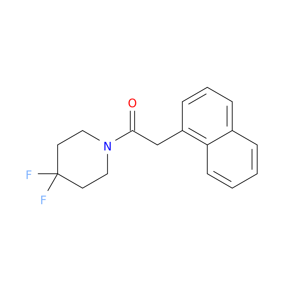 1-(4,4-difluoropiperidin-1-yl)-2-(naphthalen-1-yl)ethan-1-one