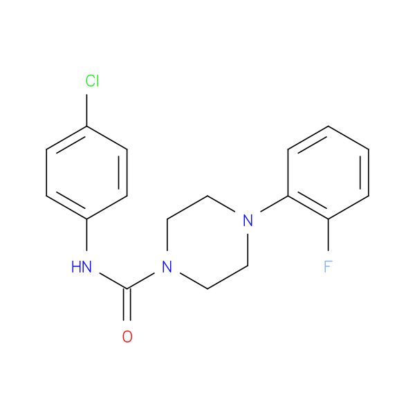 N-(4-chlorophenyl)-4-(2-fluorophenyl)piperazine-1-carboxamide