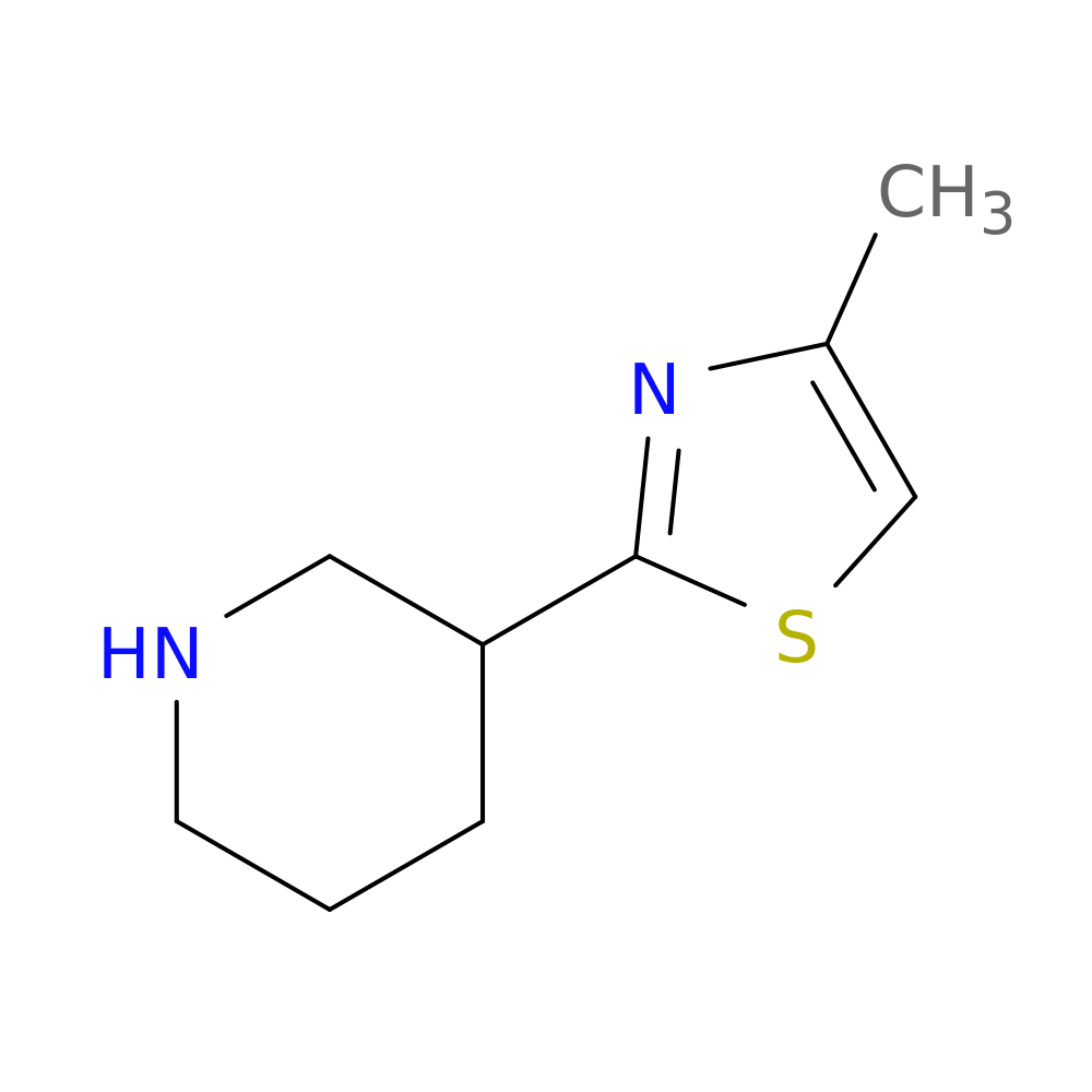 3-(4-methyl-1,3-thiazol-2-yl)piperidine