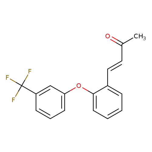 (3E)-4-{2-[3-(trifluoromethyl)phenoxy]phenyl}but-3-en-2-one