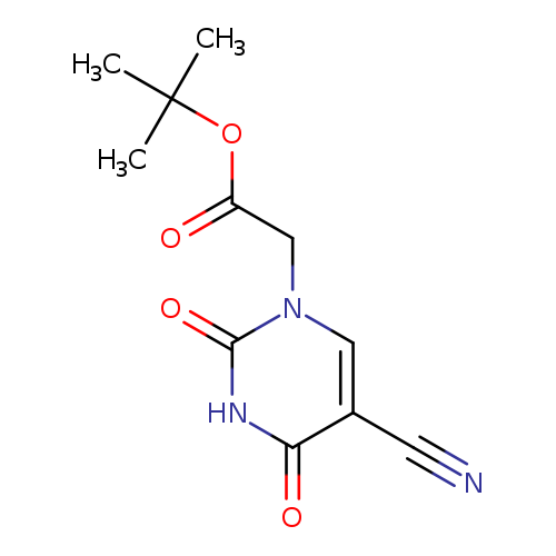 tert-butyl 2-(5-cyano-2,4-dioxo-1,2,3,4-tetrahydropyrimidin-1-yl)acetate
