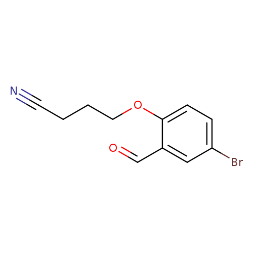 4-(4-Bromo-2-formylphenoxy)butanenitrile