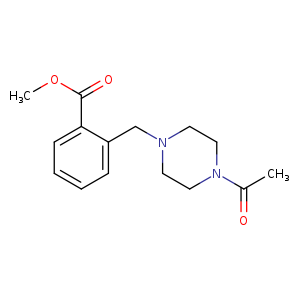 methyl 2-[(4-acetylpiperazin-1-yl)methyl]benzoate
