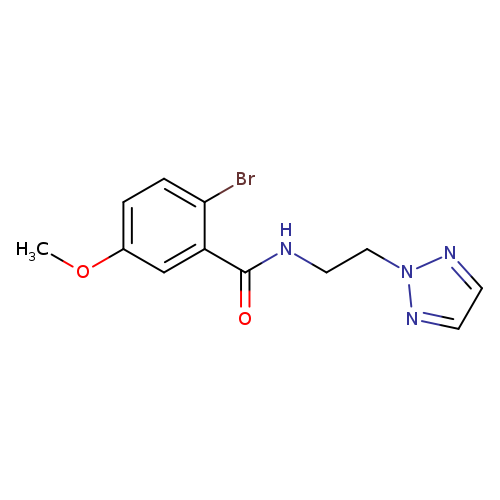 2-bromo-5-methoxy-N-[2-(2H-1,2,3-triazol-2-yl)ethyl]benzamide
