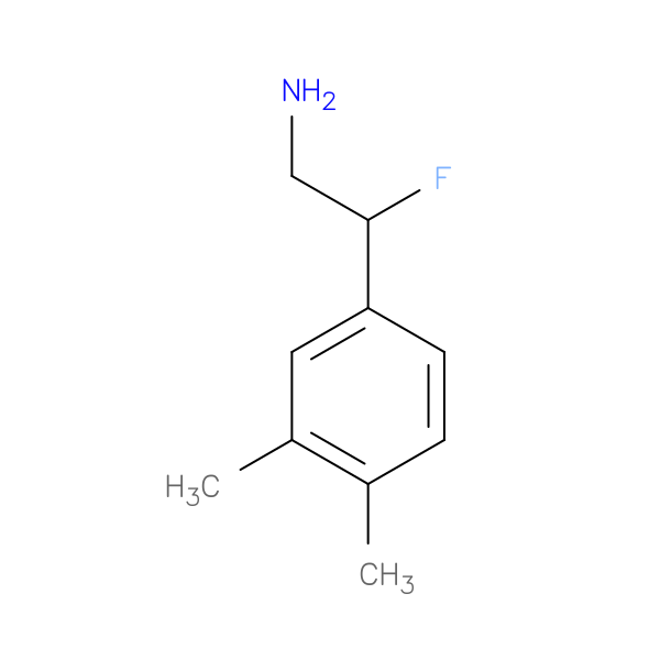 2-(3,4-dimethylphenyl)-2-fluoroethan-1-amine
