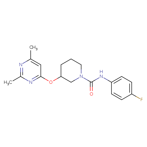 3-[(2,6-dimethylpyrimidin-4-yl)oxy]-N-(4-fluorophenyl)piperidine-1-carboxamide