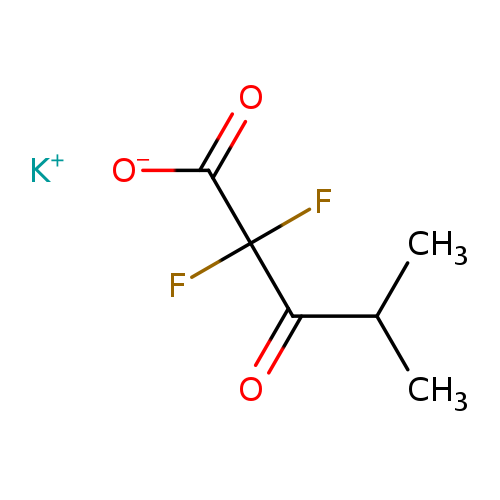 potassium 2,2-difluoro-4-methyl-3-oxopentanoate
