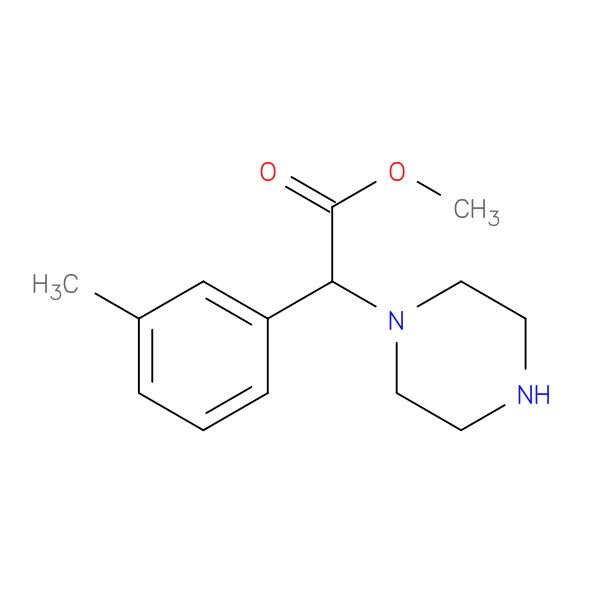 methyl 2-(3-methylphenyl)-2-(piperazin-1-yl)acetate