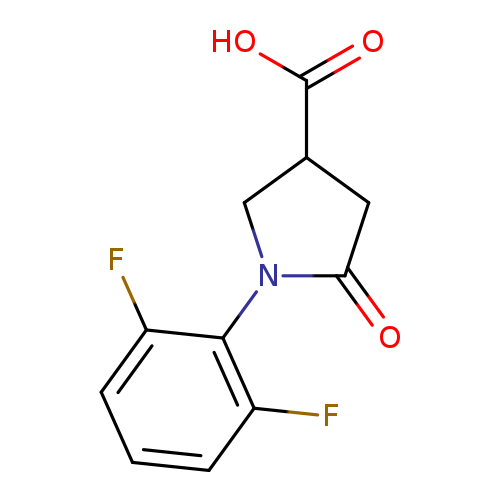 1-(2,6-difluorophenyl)-5-oxopyrrolidine-3-carboxylic acid