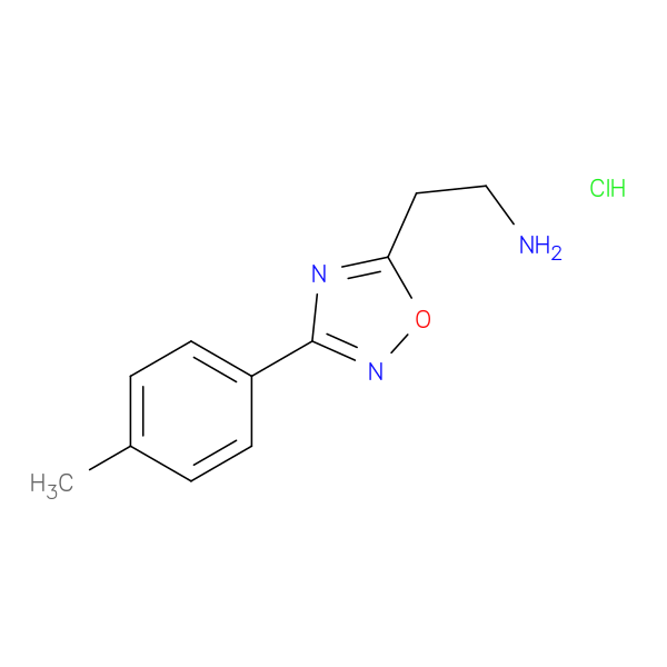 (2-[3-(4-Methylphenyl)-1,2,4-oxadiazol-5-yl]ethyl)amine hydrochloride