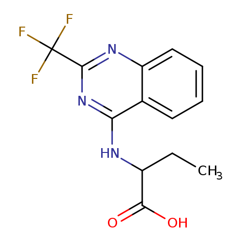 2-{[2-(trifluoromethyl)quinazolin-4-yl]amino}butanoic acid