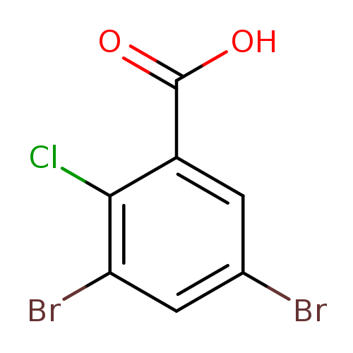 benzoic acid, 3,5-dibromo-2-chloro-