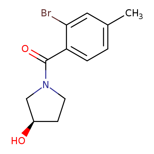 (3R)-1-(2-bromo-4-methylbenzoyl)pyrrolidin-3-ol