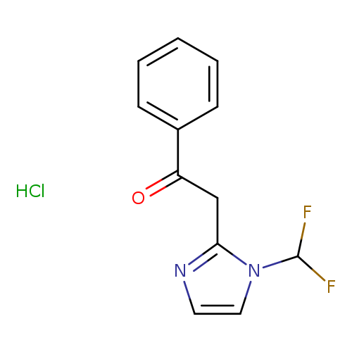 2-[1-(difluoromethyl)-1H-imidazol-2-yl]-1-phenylethan-1-one hydrochloride