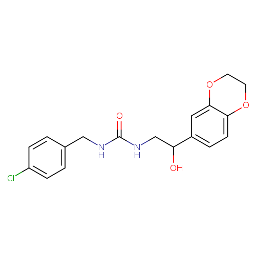 1-[(4-chlorophenyl)methyl]-3-[2-(2,3-dihydro-1,4-benzodioxin-6-yl)-2-hydroxyethyl]urea