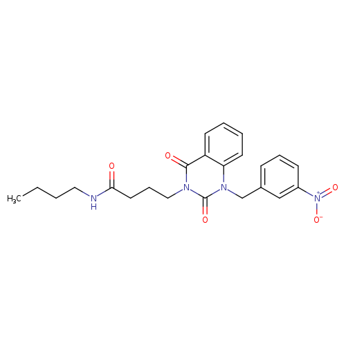 N-butyl-4-{1-[(3-nitrophenyl)methyl]-2,4-dioxo-1,2,3,4-tetrahydroquinazolin-3-yl}butanamide