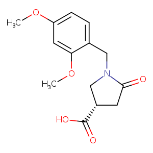 (S)-1-(2,4-Dimethoxybenzyl)-5-oxopyrrolidine-3-carboxylic acid