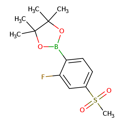 2-(2-fluoro-4-methanesulfonylphenyl)-4,4,5,5-tetramethyl-1,3,2-dioxaborolane