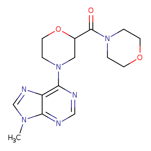 9-methyl-6-[2-(morpholine-4-carbonyl)morpholin-4-yl]-9H-purine