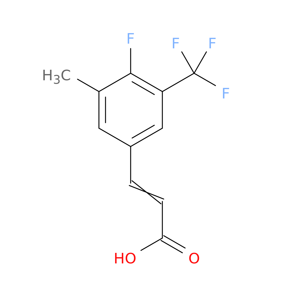 3-(4-Fluoro-3-methyl-5-(trifluoromethyl)phenyl)acrylic acid