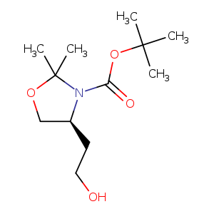 3-Oxazolidinecarboxylic acid, 4-(2-hydroxyethyl)-2,2-dimethyl-, 1,1-dimethylethyl ester, (4S)-