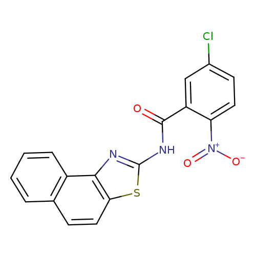 5-chloro-N-{naphtho[1,2-d][1,3]thiazol-2-yl}-2-nitrobenzamide
