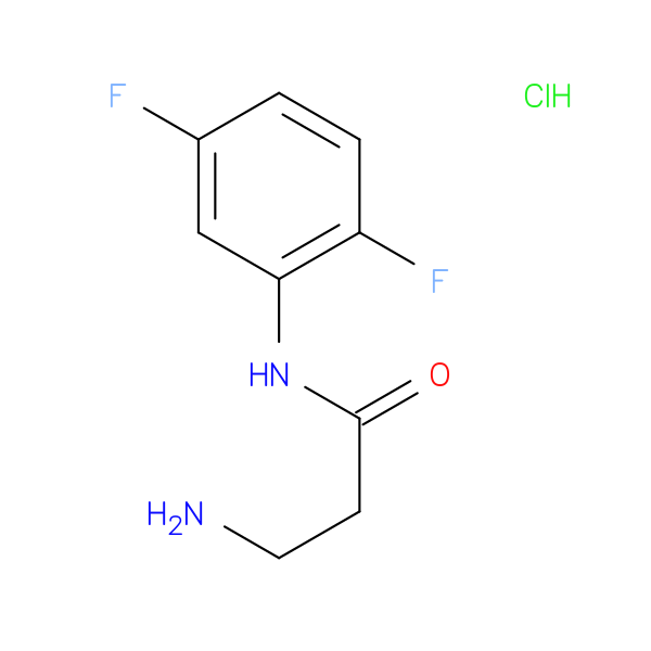 N~1~-(2,5-difluorophenyl)-beta-alaninamide hydrochloride