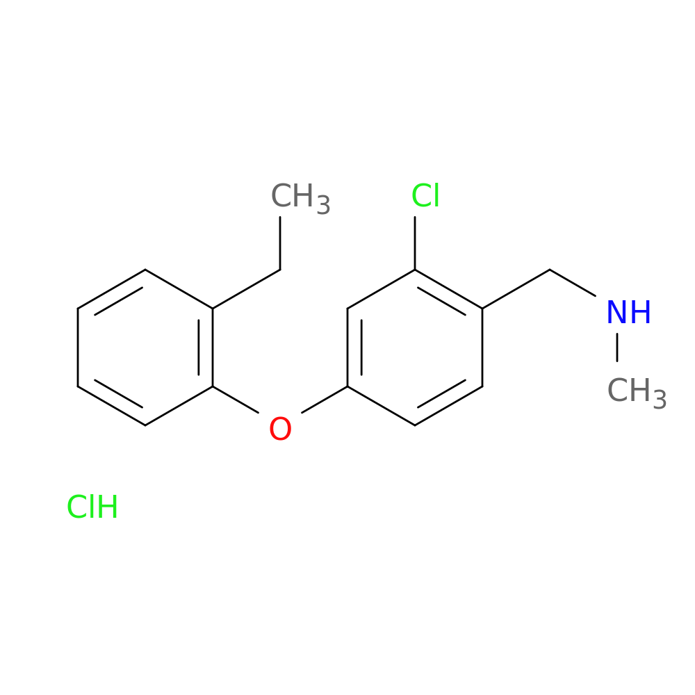 {[2-chloro-4-(2-ethylphenoxy)phenyl]methyl}(methyl)amine hydrochloride
