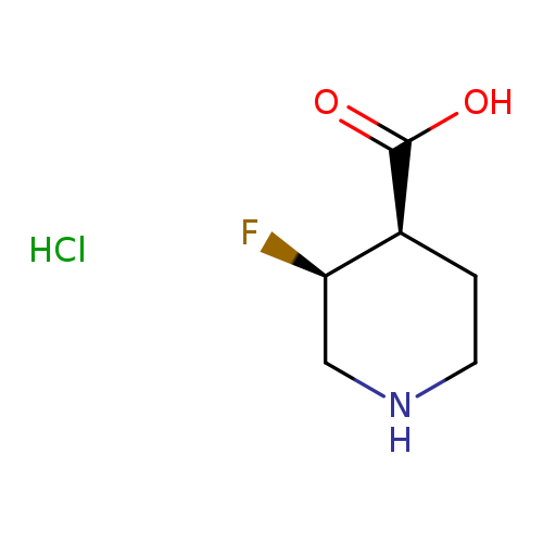 (3S,4R)-3-fluoropiperidine-4-carboxylic acid;hydrochloride