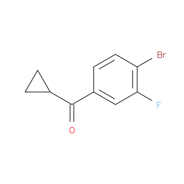 4-Bromo-3-fluorophenyl cyclopropyl ketone