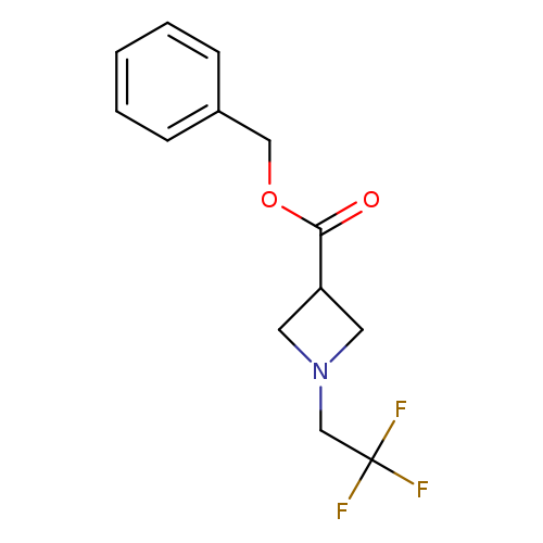 Benzyl 1-(2,2,2-trifluoroethyl)azetidine-3-carboxylate