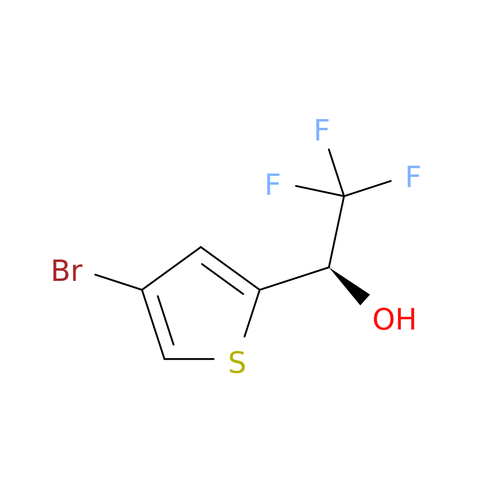 (1R)-1-(4-bromothiophen-2-yl)-2,2,2-trifluoroethan-1-ol