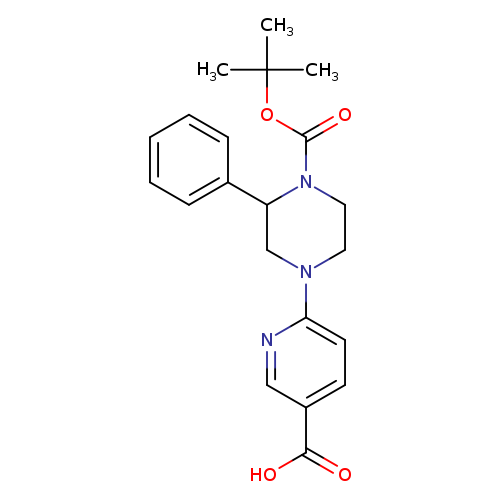6-{4-[(tert-butoxy)carbonyl]-3-phenylpiperazin-1-yl}pyridine-3-carboxylic acid