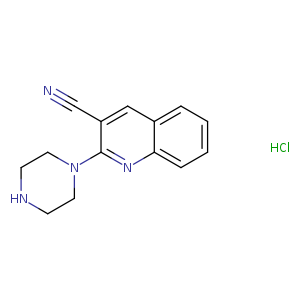 2-(Piperazin-1-yl)quinolin-3-carbonitrile Hydrochloride