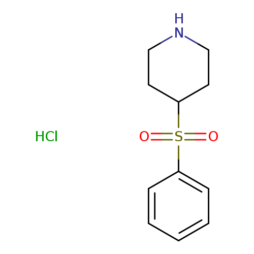 4-Benzenesulfonylpiperidine, HCl