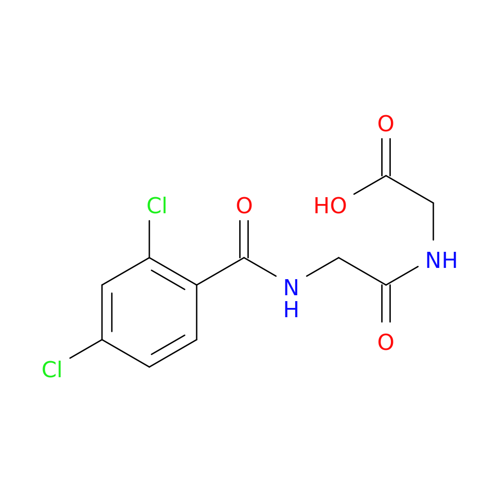 2-{2-[(2,4-dichlorophenyl)formamido]acetamido}acetic acid