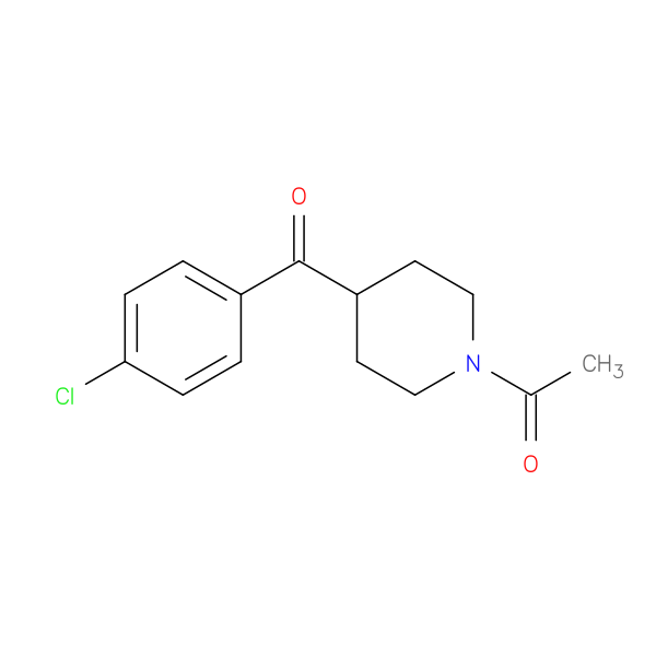 1-[4-(4-Chlorobenzoyl)piperidin-1-yl]ethanone