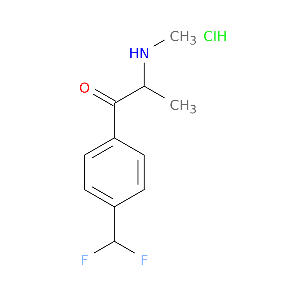 1-[4-(difluoromethyl)phenyl]-2-(methylamino)propan-1-one hydrochloride