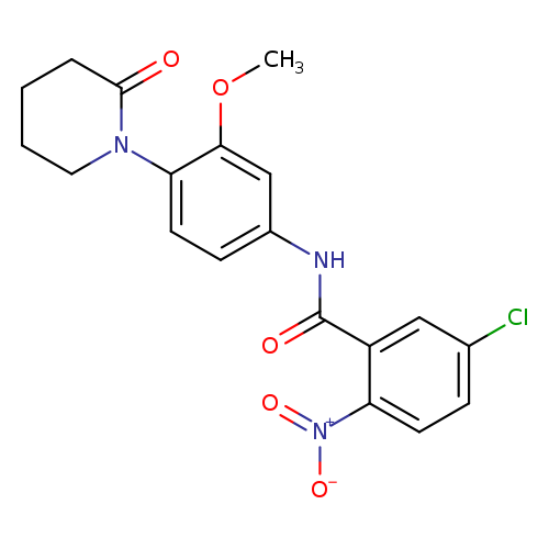 5-chloro-N-[3-methoxy-4-(2-oxopiperidin-1-yl)phenyl]-2-nitrobenzamide