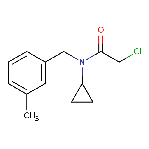 2-Chloro-N-cyclopropyl-N-(3-methylbenzyl)acetamide